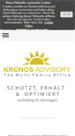 Mobile Screenshot of kronos-advisory.com